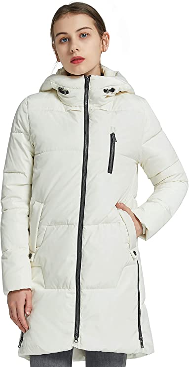 Ladies down 2024 coats with hoods