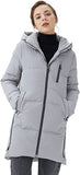Gray Ladies Winter Coats Stylish Ladies Down Coat with Hood - Orolay | Women's Coat & Jacket