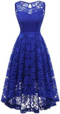 Royal-blue Women Lace Classic Dress - Gardenwed | Women's Formal Dresses