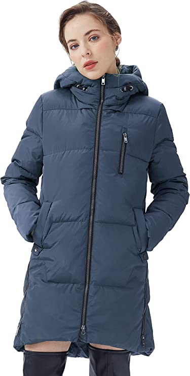 Navy Blue Ladies Winter Coats Stylish Ladies Down Coat with Hood - Orolay | Women's Coat & Jacket
