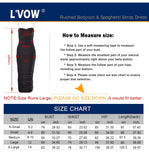 Dark Green Women's Sexy Ruched Bodycon Spaghetti Strap Backless Maxi Pencil Formal Dress - L'VOW | Women's Formal Dresses