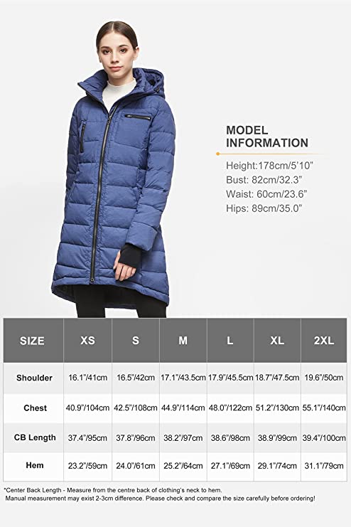 Winered Ladies Hooded Down Jacket Mid-Length Outwear Coat - Orolay | Women's Coat & Jacket
