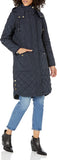 Marine Navy Ladies Chatham Quilted Coat - Heritage Green - Joules | Women's Coat & Jacket