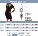 Blue Summer Dresses Round Neck Short Sleeve T Shirt Midi Casual Dress Tie Waist with Pockets - Jaksenr | Women's Casual Dresses