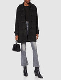 Black Ladies Duffle Wool Coat - MERAKI | Women's Coat & Jacket