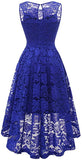 Royal-blue Women Lace Classic Dress - Gardenwed | Women's Formal Dresses