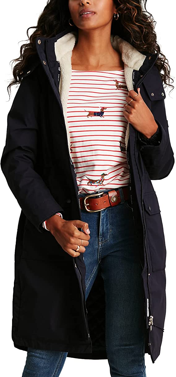 Blue Ladies Loxley Cosy - Joules | Women's Coat & Jacket