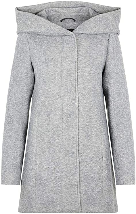 Light coat with hood clearance