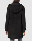 Black Ladies Duffle Wool Coat - MERAKI | Women's Coat & Jacket