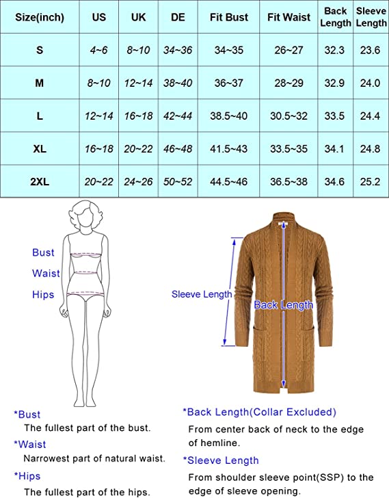 Bronze Women Open Front Cardigan Sweaters Pockets Long Sleeve Shrugs - GRACE KARIN | Women's Cardigan