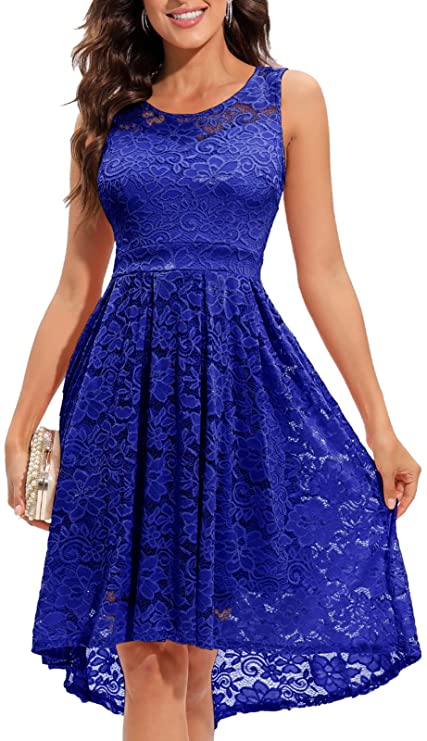 Blush Women Lace Classic Dress - Gardenwed | Women's Formal Dresses