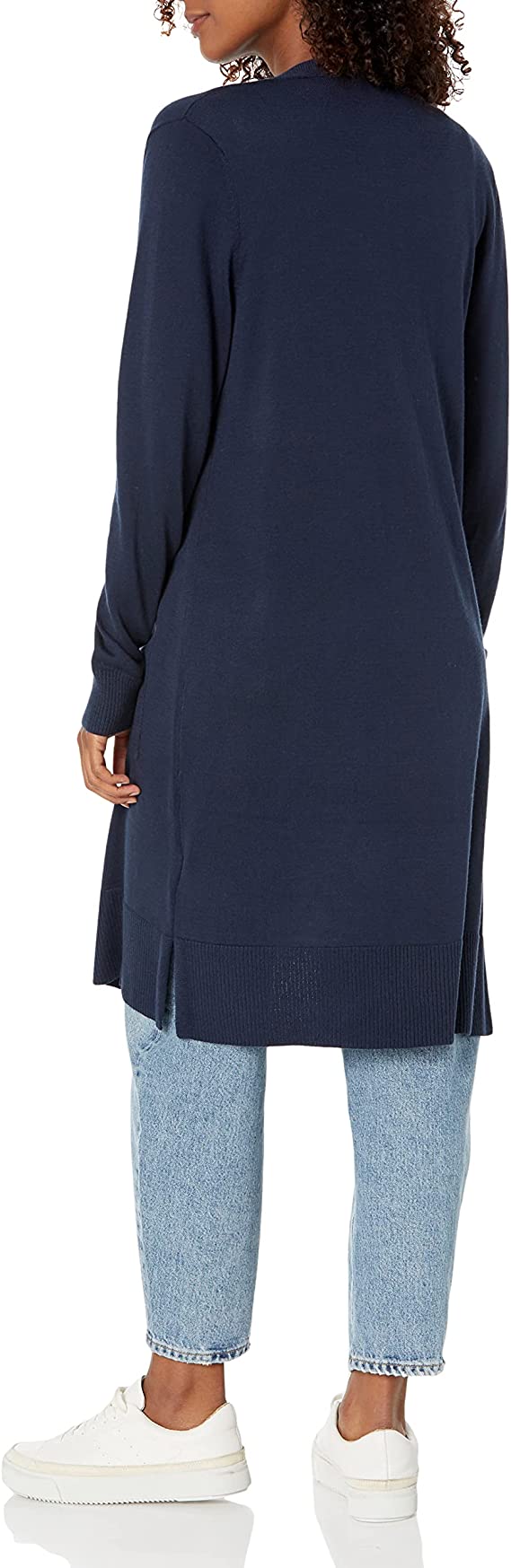 Bright Pink Women's Lightweight Longer Length Cardigan Sweater (Available in Plus Size) - AE Store | Women's Cardigan