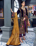 Emaan Adeel Sheer magenta MKH 6 Makhmal Luxury Velvet Edition 2021