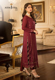 Asim Jofa Chanderi Cotton, Maroon Jhilmil Collection Online Shopping