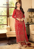 Asim Jofa Chanderi Cotton, Red Jhilmil Collection Online Shopping