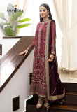 Asim Jofa Chiffon, Rosewood & Maroon Jhilmil Collection Online Shopping