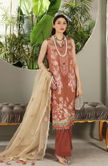 Al Zohaib FHPC'21-08 Pale Rust N Off-White Festive Hues 2021