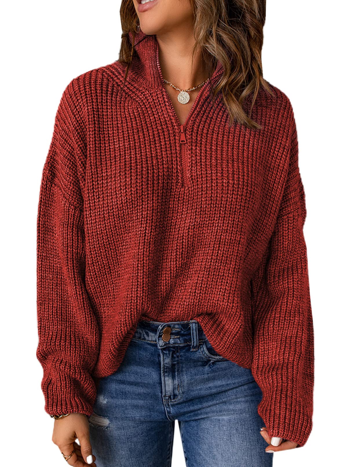 Women's hot sale waffle sweaters