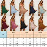 Red Womens V-Neck Spaghetti Strap Bowknot Backless Sleeveless Lace Mini Swing Skater Dress - Ecowish | Women's Casual Dresses