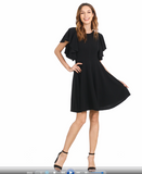 Women's Stretchy A Line Swing Flared Skater Cocktail Party Dress - Romwe | Women's Cocktail Dresses