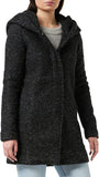 Black Ladies Onlsedona Boucle Wool Coat OTW Noos - ONLY | Women's Coat & Jacket