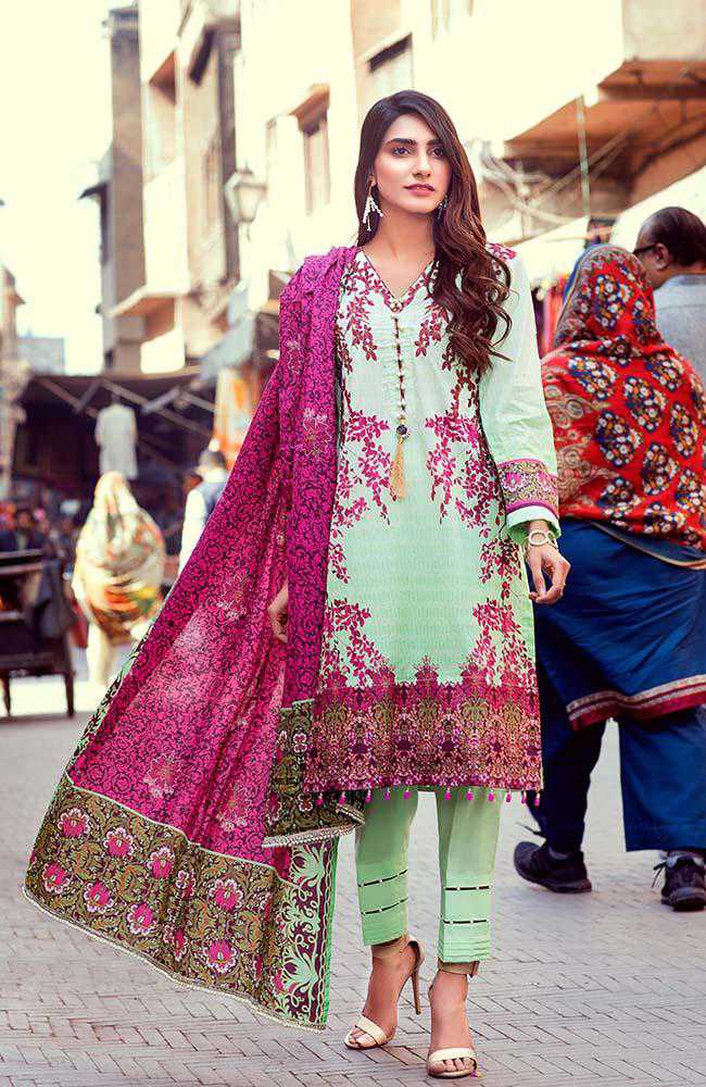 Al Zohaib RNE20-09 Rung Embroidered Collection 2020