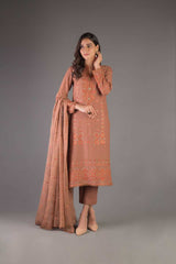 Bareeze Rushant Ch3311 Brown Collection 2021