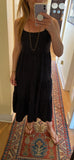 Black Brit Tiered Ankle Maxi Tent Dress - AE Store | Women's Casual Dresses