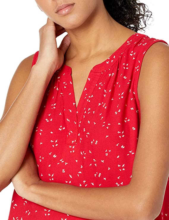 Black Women's Sleeveless Woven Shirt - AE Store | Women's Tops and Blouses