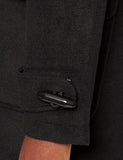 Black Ladies Duffle Wool Coat - MERAKI | Women's Coat & Jacket