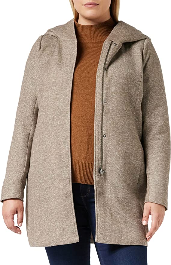 Walnut Ladies Onlsedona Light Coat OTW Noos - ONLY | Women's Coat & Jacket