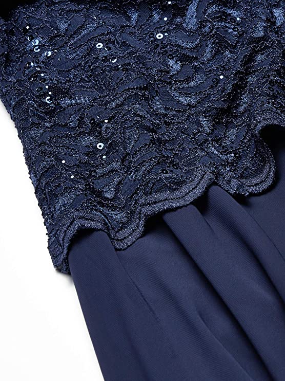 Womens Denim Long Gown - Sky Blue main image 1