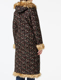Black Ladies Festive Florals Winter Coat - Joe Browns | Women's Coat & Jacket