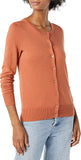 Caramel Women's Lightweight Crewneck Cardigan Sweater (Available in Plus Size) - AE Store | Women's Cardigan