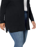 Charcoal Tiger Women's Lightweight Open-Front Cardigan Sweater (Available in Plus Size) - AE Store | Women's Cardigan