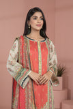 Bonanza Satrangi Orange Lawn Suit Ask223p12 Eid Pret 2022 Online Shopping