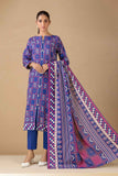 Bonanza Satrangi Blue Khaddar (AWO223P07A) Winter Collection 2022 Online Shopping