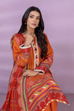 Bonanza Satrangi Orange Khaddar Suit (AWO223P13A) Winter Collection 2022 Online Shopping