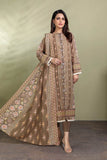 Bonanza Satrangi Brown Cotton Suit (AWO223P65B) Winter Collection 2022 Online Shopping
