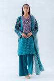 Beechtree Teal Aura-Embroidered-3P-Cambric Winter Collection Online Shopping