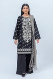 Beechtree Midnight Black-Embroidered-3P-Cambric Winter Collection Online Shopping