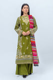 Beechtree Savannah Green-Embroidered-3P-Khaddar Winter Collection Online Shopping