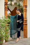 Dhanak DA-2275 Navy Blue Velvet Vol 2 Online Shopping