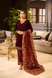 Dhanak DL-0281 Maroon 3pcs Velvet Vol 2 Online Shopping