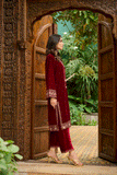 Dhanak DA-2229 Maroon Velvet Enchante Vol 1 Online Shopping