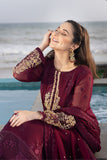 Azure Carnelian  Eid Collection Hania Amir Luxe Hand Embellished 3pcs Festive Collection Online Shopping