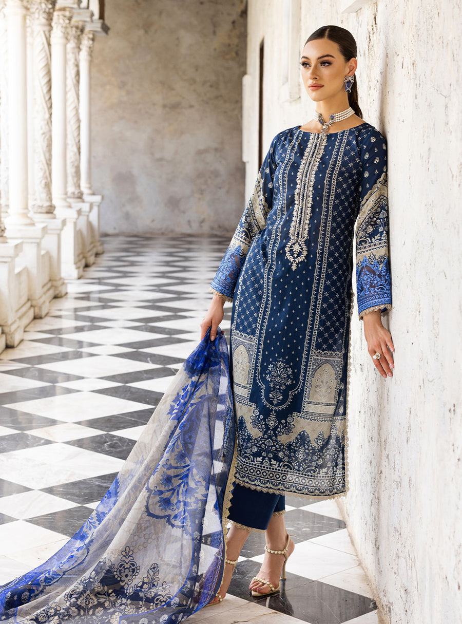 Zainab Chottani Celestial-Bliss 9B Tahra Lawn Collection Online Shopping