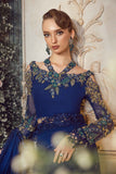Maria B Cobalt Blue BD-2704 Wedding Collection Online Shopping
