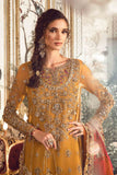 Maria B Mustard BD-2707 Wedding Collection Online Shopping
