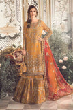 Maria B Mustard BD-2707 Wedding Collection Online Shopping
